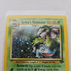2000 Pokemon Erika's Venusaur 4/132 - Gym Challenge Unlimited Holo - NM - Image 2