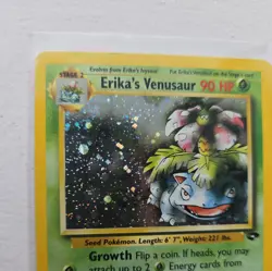 2000 Pokemon Erika's Venusaur 4/132 - Gym Challenge Unlimited Holo - NM - Image 3
