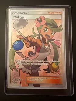 Pokemon Mallow 145/145 Trainer - Guardians Rising Holo Full Art Ultra Rare NM - Image 1