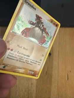 Groudon 102/101 - Ex Hidden Legends Holo Secret Rare Pokemon TCG DMG - Image 3