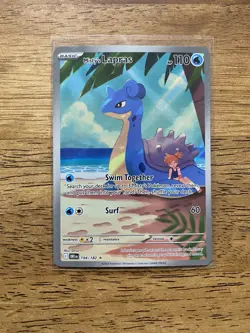Pokemon TCG Misty's Lapras Destined Rivals 194/182 Illustration Rare - Image 1