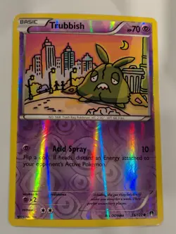 Trubbish 56/122 - XY BREAKPoint Pokemon Reverse Holo Foil Nice! - Image 1