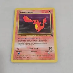 Charmander 50/82 Team Rocket Pokemon TCG Vintage NM - Image 2