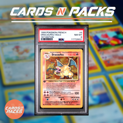 Carte Pokemon Dracaufeu 4/102 HOLO Set de Base Edition 1 PSA 8 NM-MINT 🇫🇷🔥 - Image 1