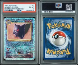 Pokemon Gengar Legendary Coll. Reverse Holo Rare #11 PSA 6 - Image 3