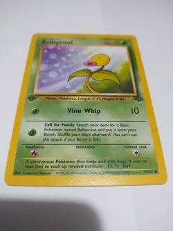 Mint New Bellsprout 49/64 Jungle 1st Edition Non Holo WotC 1999 Vintage Pokemon - Image 1