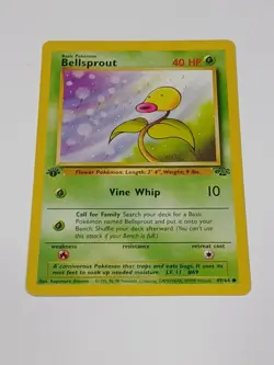 Bellsprout #49/64 *1st edition* Jungle Set Common Pokemon TCG - Image 1
