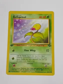 Bellsprout #49/64 *1st edition* Jungle Set Common Pokemon TCG - Image 2