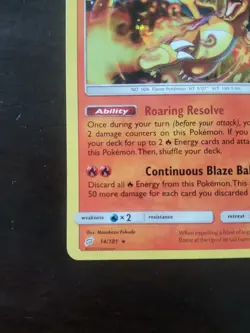 Pokemon Charizard Team-up Sun & Moon 14/181 Holo Rare - Image 5