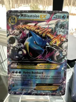 M Blastoise EX 30/146 Rare Reverse Holo 2014 Pokemon TCG LP - Image 1