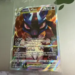 6 Pokemon TCG *SEALED 1 open Lucario VSTAR SWSH291 Crown Zenith Promo ENG- NM - Image 2