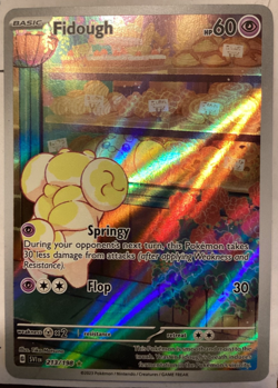 Pokemon Fidough 213/198 Illustration Rare Scarlet & Violet Base Set Holo NmMt - Image 1