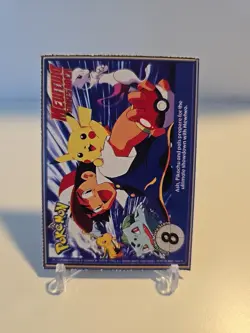 Pokemon Burger King PokeTrivia Perforated Staryu #120 - Image 2