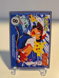 Pokemon Burger King PokeTrivia Non-perforated Staryu #120 - Image 4