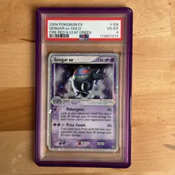 2004 POKEMON EX FIRE RED & LEAF GREEN #108 GENGAR EX-HOLO PSA 4 - Image 1