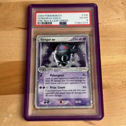 2004 POKEMON EX FIRE RED & LEAF GREEN #108 GENGAR EX-HOLO PSA 4 - Image 2