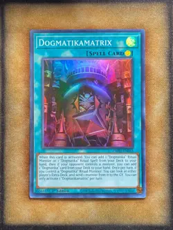 Yugioh Dogmatikamatrix PHHY-EN055 Super Rare 1st Ed LP - Image 1