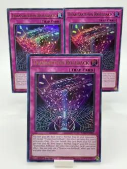 Yu-Gi-Oh! Transaction Rollback RA04-EN105 Ultra Rare 1st Ed. X3 (Play Set) - Image 1