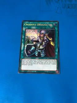 YUGIOH Secret Rare Crossout Designator MP22-EN265 1st Edition - Image 1