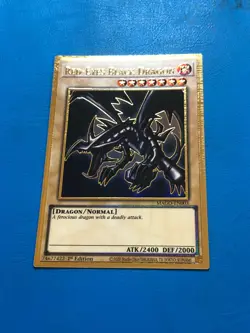 YUGIOH Gold Rare Red-Eyes Black Dragon MAGO-EN003 1st Edition - Image 1