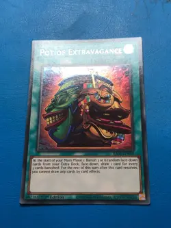 YUGIOH Secret Rare Pot Of Extravagance RA01-EN059 1st Edition - Image 1