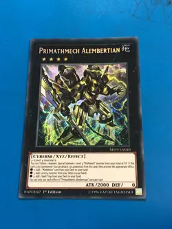 YUGIOH Secret Rare Primathmech Alembertian MYFI-EN040 1st Edition - Image 1