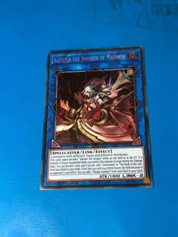 YUGIOH Secret Rare Aleister The Invoker Of Madness SHVA-EN020 1st Edition - Image 1