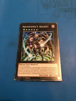 YUGIOH Secret Rare Archfiend's Ascent FIGA-EN033 1st Edition - Image 1