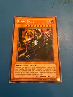 YUGIOH Secret Rare Dark Sage DOD-002 - Image 1