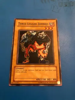 YUGIOH Common Three-Legged Zombies MP1-010 - Image 1
