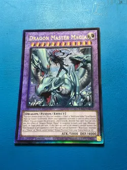 YUGIOH Ultimate Rare Dragon Master Magia RA04-EN055 1st Edition - Image 1