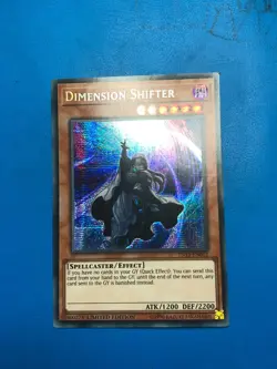 YUGIOH Secret Rare Dimension Shifter TN19-EN012 - Image 1