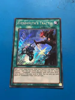 YUGIOH Secret Rare Fiendsmith's Tract INFO-EN061 1st Edition - Image 1