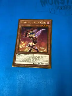 YUGIOH Gold Rare Apple Magician Girl MVP1-ENG15 Mixed Edition - Image 1