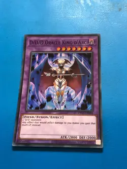 YUGIOH Super Rare D/D/D Oracle King D'Arc OP19-EN010 - Image 1