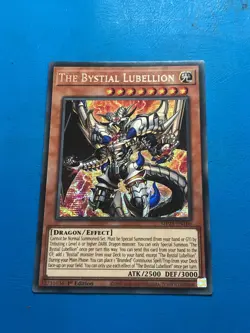 YUGIOH Secret Rare The Bystial Lubellion MP23-EN160 1st Edition - Image 1