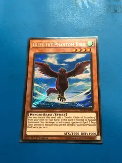 YUGIOH Secret Rare Glife The Phantom Bird BLRR-EN008 1st Edition - Image 1