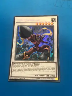 YUGIOH Secret Rare Drill Warrior LC5D-EN038 1st Edition - Image 1