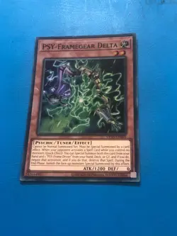 YUGIOH Super Rare PSY-Framegear Delta OP25-EN005 PLAYED - Image 1