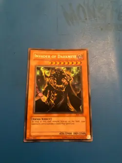 YUGIOH Secret Rare Invader Of Darkness IOC-111 - Image 1