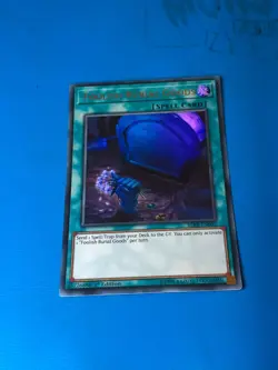 YUGIOH Ultra Rare Foolish Burial Goods BLRR-EN095 1st Edition - Image 1