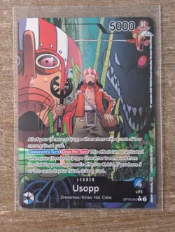 One Piece Royal Blood #OP10-042 USOPP - Leader Alternate Art Parallel - Image 1