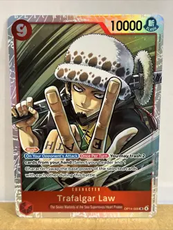 Trafalgar Law Foil OP14-009 The Azure Sea's Seven One Piece - Image 1