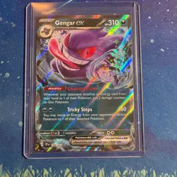 Pokemon TCG Card Gengar ex 104/162 Temporal Forces Double Rare Holo - NM - Image 1