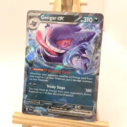 Pokemon TCG Card Gengar ex 104/162 Temporal Forces Double Rare Holo NM Fast Ship - Image 1
