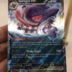 Pokemon TCG Card Gengar ex 104/162 Temporal Forces Double Rare Holo NM Fast Ship - Image 3