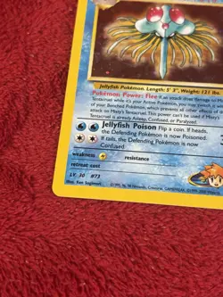 Misty's Tentacruel 010/132 Gym Heroes Holo Wotc Pokemon Card Played - Image 4