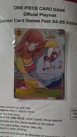 Zeus (OP11-106) Promo Bandai Card Games Fest 24-25 One Piece Nami english - Image 1