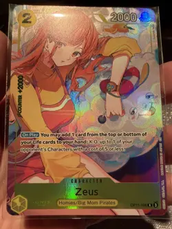 Zeus (OP11-106) Bandai Card Games Fest 24-25 One Piece Nami English SEALED NM - Image 1