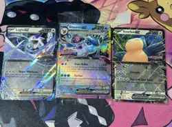 Pokemon TCG Prismatic Evolution Stamped Promo Card Lot 3 Cards Glaceon Lugia - Image 1
